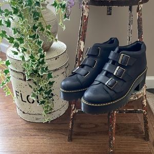 Dr. Martens!! COPPLA vintage 90s platform buckle boots! Dead stock!!